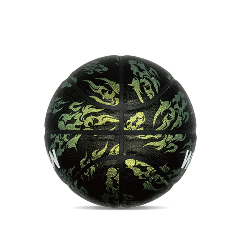 Beltéri/kültéri higroszkóposság PU Színes nyomtatott sport kosárlabda labda