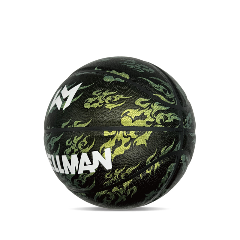 Beltéri/kültéri higroszkóposság PU Színes nyomtatott sport kosárlabda labda