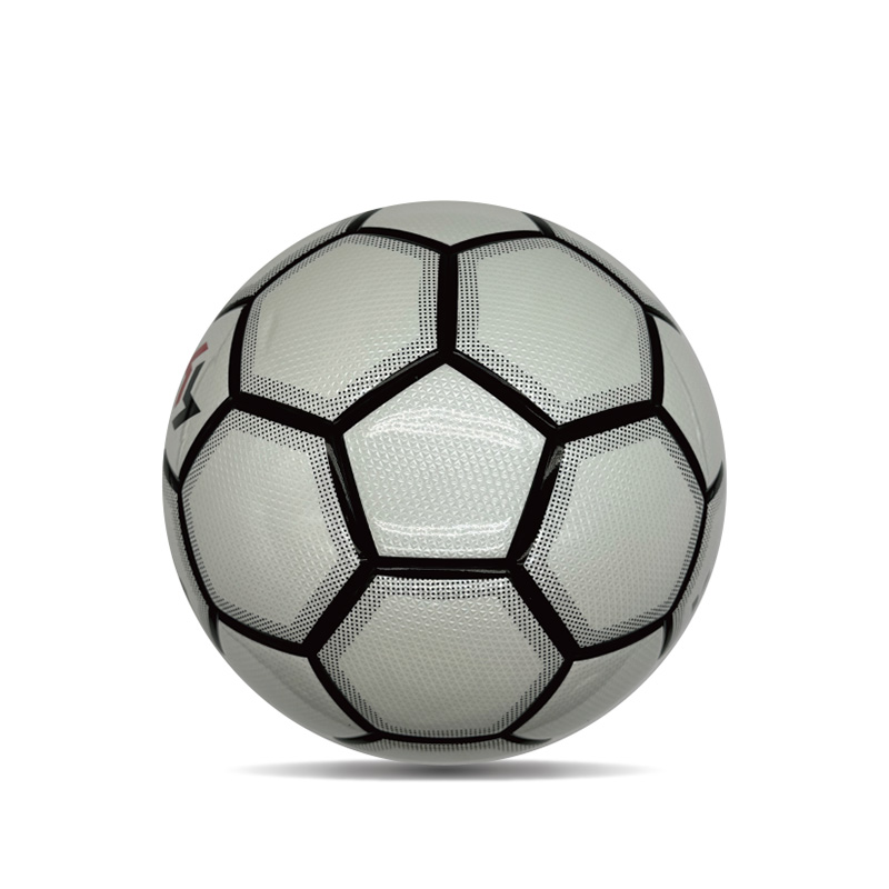 Double Mirror egyedi nyomtatott futballok fényes személyre szabott futball labda hivatalos mérete 5