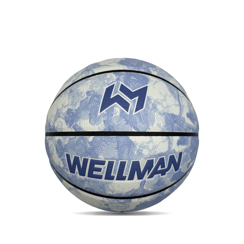 Beltéri/kültéri higroszkóposság PU Színes nyomtatott sport kosárlabda labda