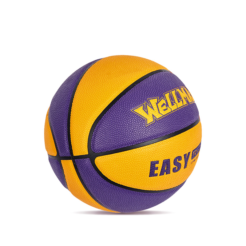 Egyéni logó színű nedvesség-abszorpciós pu bőr lágy kosárlabda labda tini felnőtt számára