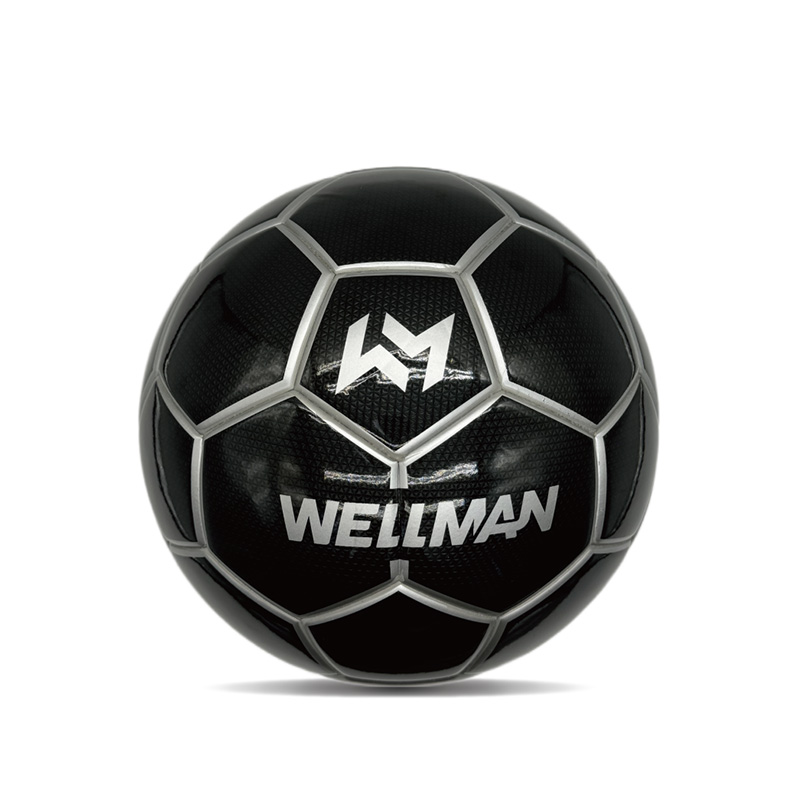 Double Mirror egyedi nyomtatott futballok fényes személyre szabott futball labda hivatalos mérete 5