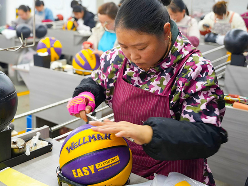 Kosárlabda készítés